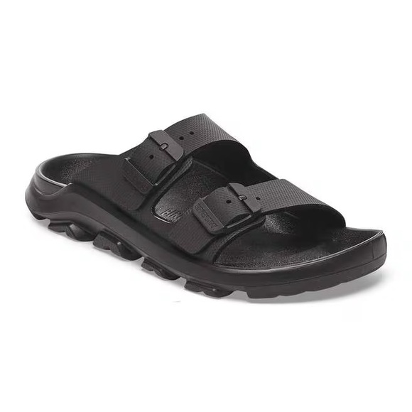 NEW BIRKENSTOCK MOGAMI TERRA STEALTH 2- STRAP SANDALS IN BLACK WOMENS 9